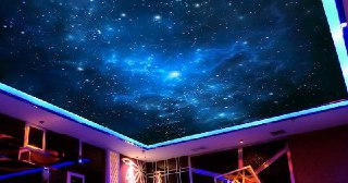 Натяжной потолок звездное небо Черняховск, цена от 5324 руб.